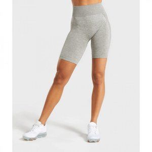 Gymshark Flex Cycling Shorts - Khaki Marl/Taupe - Small